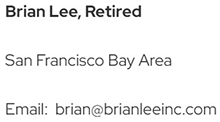 Brian Lee Contact Info